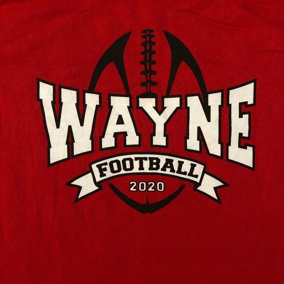 Men’s Red Wayne Football ‘We The Change’ Graphic Tee - Picture 2 of 3